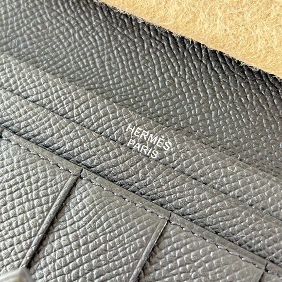 Hearmes Bearn Soufflet Veau Epsom Noir - Picture 7 of 7